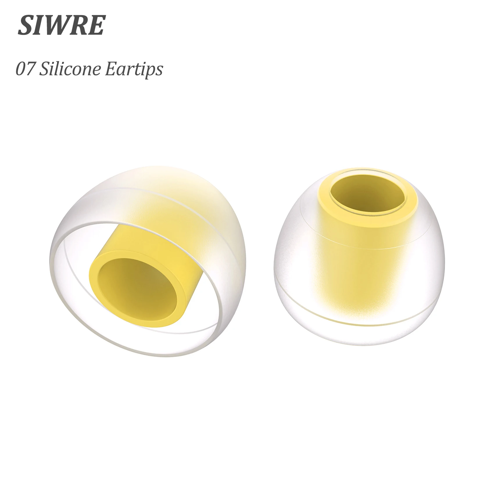 SIWRE 07 Silicone Eartips For Earphone Earbuds Noise Lsolating Upgrade Tips For Kz MOONDROP TRN TRUTHEAR IEMs