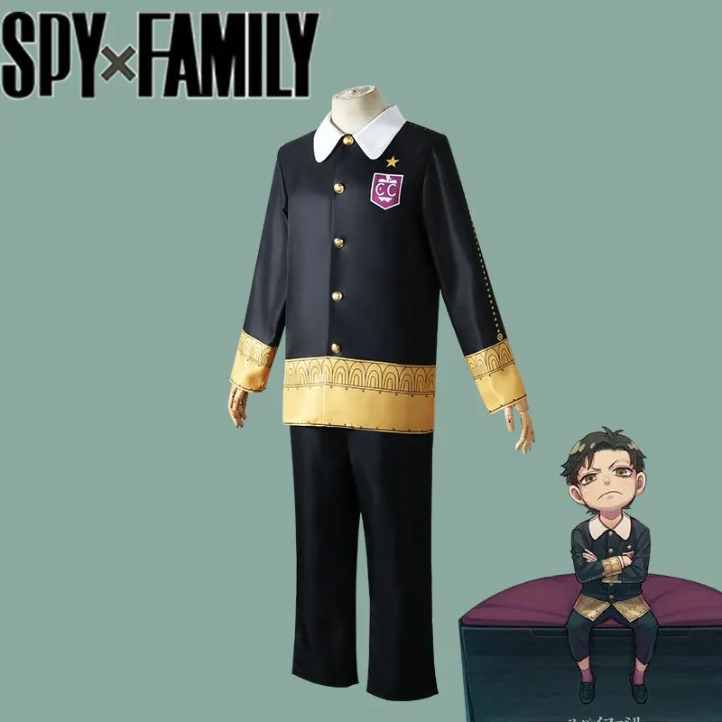 Damian Desmond Cosplay Adult Childrens Costume Anime Spy Suit Outfit Uniform