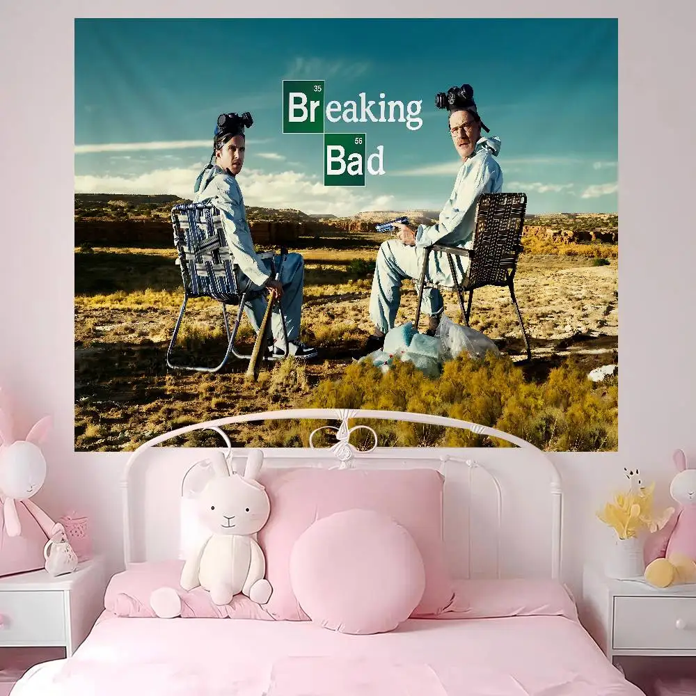 B-Breaking Bad DIY Wall Tapestry for Living Room Home Dorm Decor Wall Art Decor