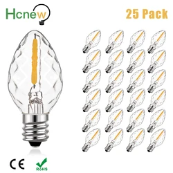 C7 Candle Lamp Led Bulb E14 220V E12 110V Tungsten Bulbs 1W Vintage Replaceable Warm White Outdoor Garden Wedding Decoration