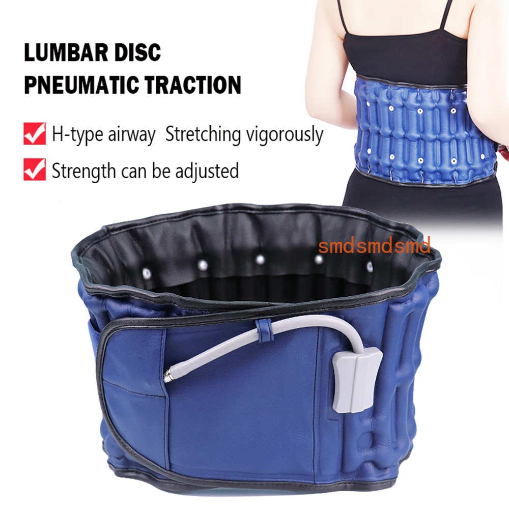 

Back Decompression Lumbar Support Belt Lumbar Traction Device Backache Massage Relief Brace Adjustable Inflatable Waist Belt