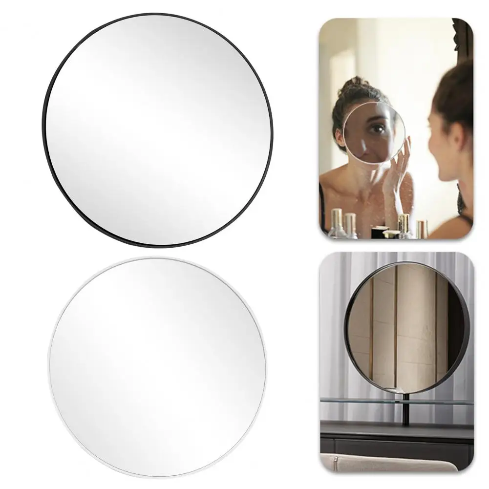 Miroir grossissant avec pincettes pour hommes et femmes, 15cm, 30x, trois aspiration standardisée, portable, voyage, montage mural, déterminer, agrandi, vanité de maquillage