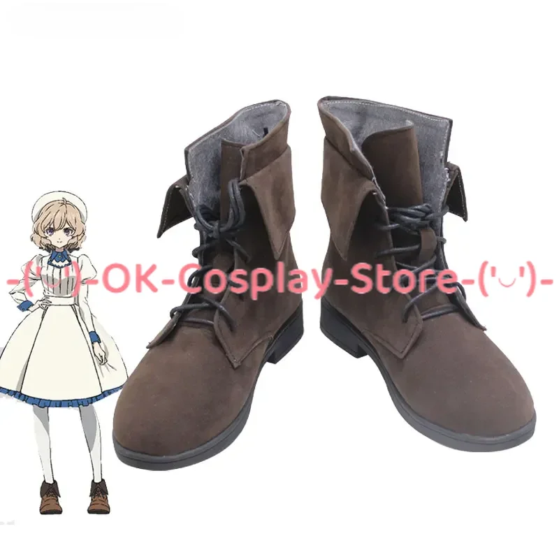 Anime In/Spectre Iwanaga Kotoko Cosplay Shoes PU Leather Shoes Halloween Carnival Boots Cosplay Prop Custom Made