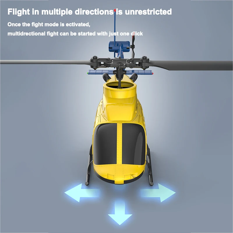 Helicóptero A60 RC 2.4G 6-Aixs Giroscópio 4CH Altitude Hold Fluxo Óptico Helicóptero de Controle Remoto Brinquedos Para Criança Adulto