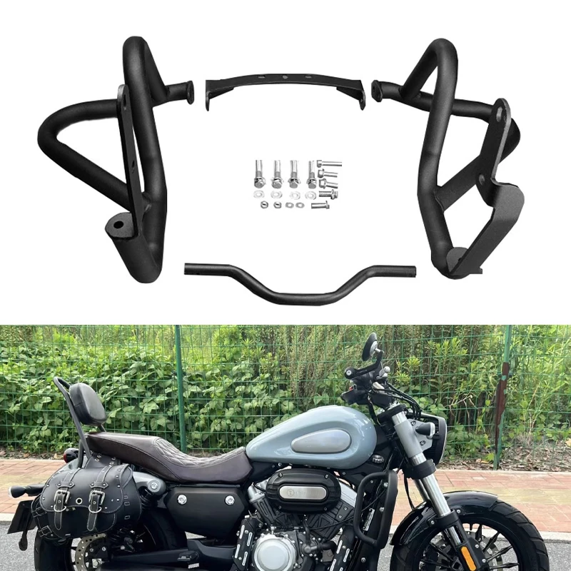 BD 300 Motorcycle Engine Guard Highway Crash Bar Bumper Guard Bar Fall Protection Accessories Fit For BENDA BD300 300BD 300 BD