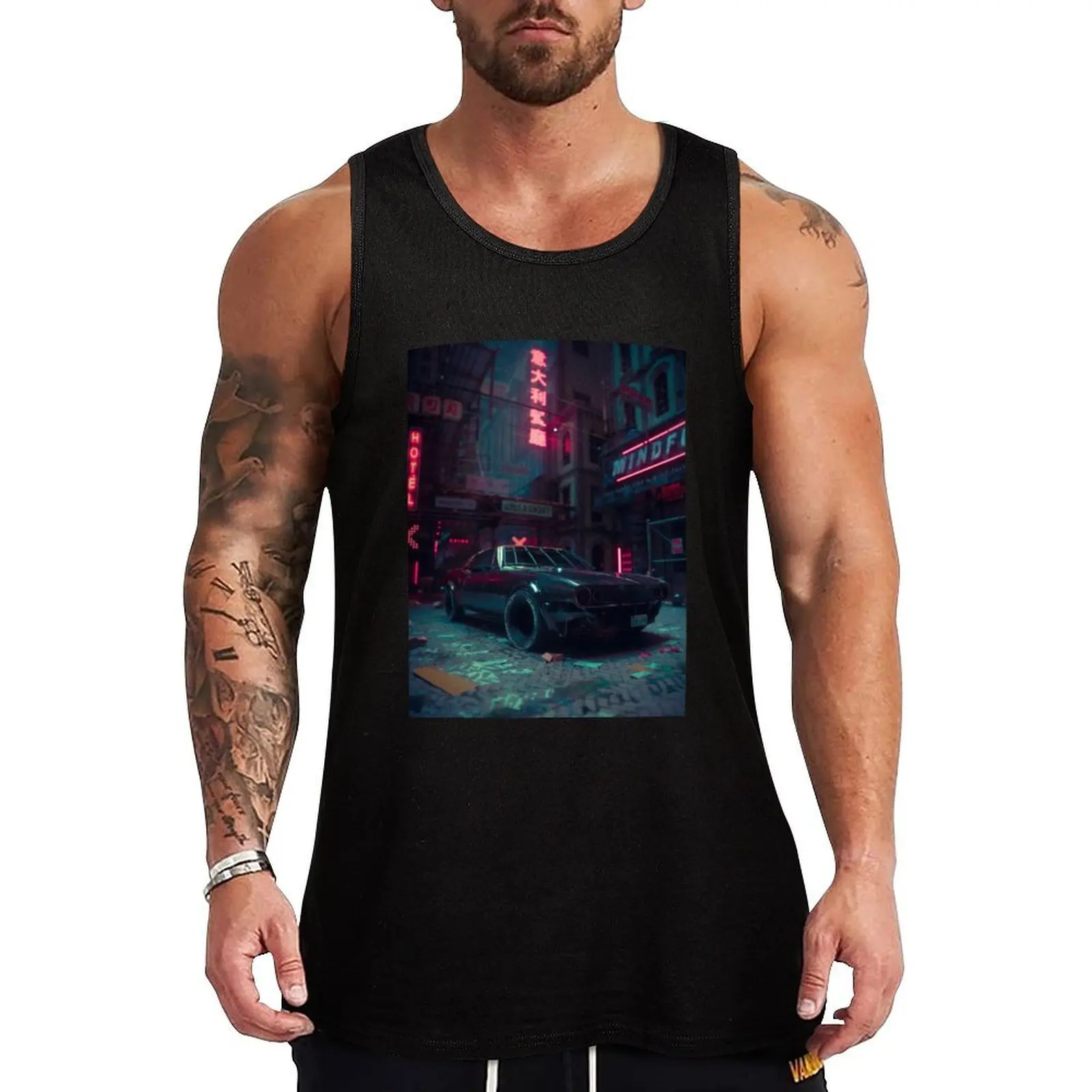 

Mindblowing Tank Top Muscle Tank Top Athletic Fit Gym Workout Sleeveless