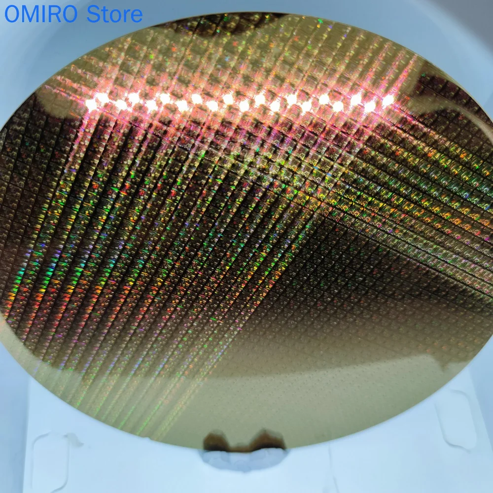 Chip Tes Mengajar Wafer Semikonduktor Chip Sirkuit Litografi Wafer CPU Wafer 6 Inci 12 Inci 8 Inci