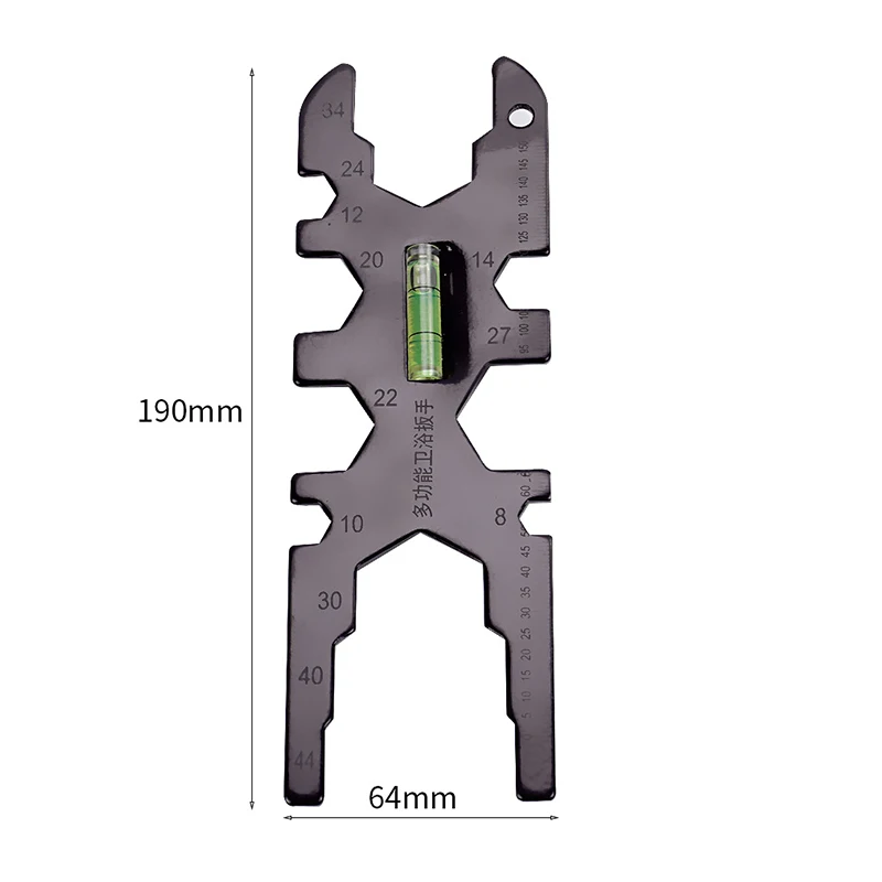 14 in 1 Multifunktionale Küche Bad Wrench Wasserhahn & Waschbecken Wasser Rohr Wasserhahn Arbeitsplatte becken Installer Spanner Werkzeug