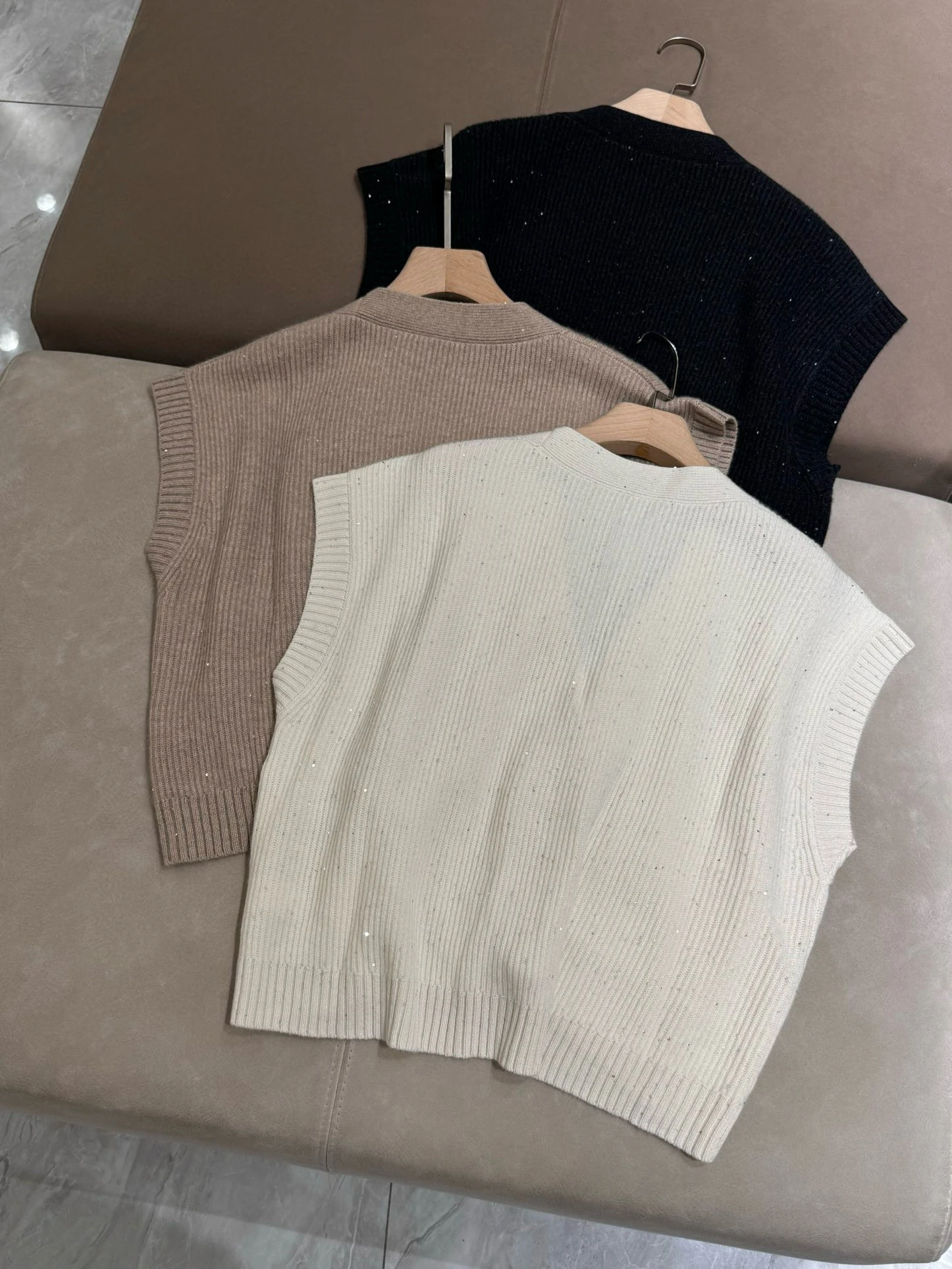 Laid-ba l Sle Cárdigan abierto para mujer Chaleco de punto V-ne Camere Ropa de abrigo holgada Top Faionable Versátil Básico