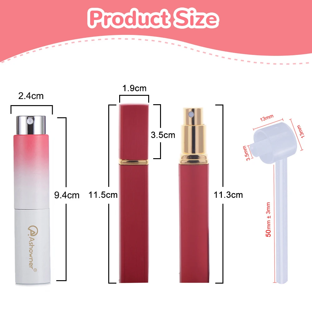 5/10/50PCS Perfume Dispenser Tools Diffuser Funnels Cosmetic Pump Dispenser Portable Sprayer Refill Pump Bottle Filling Device