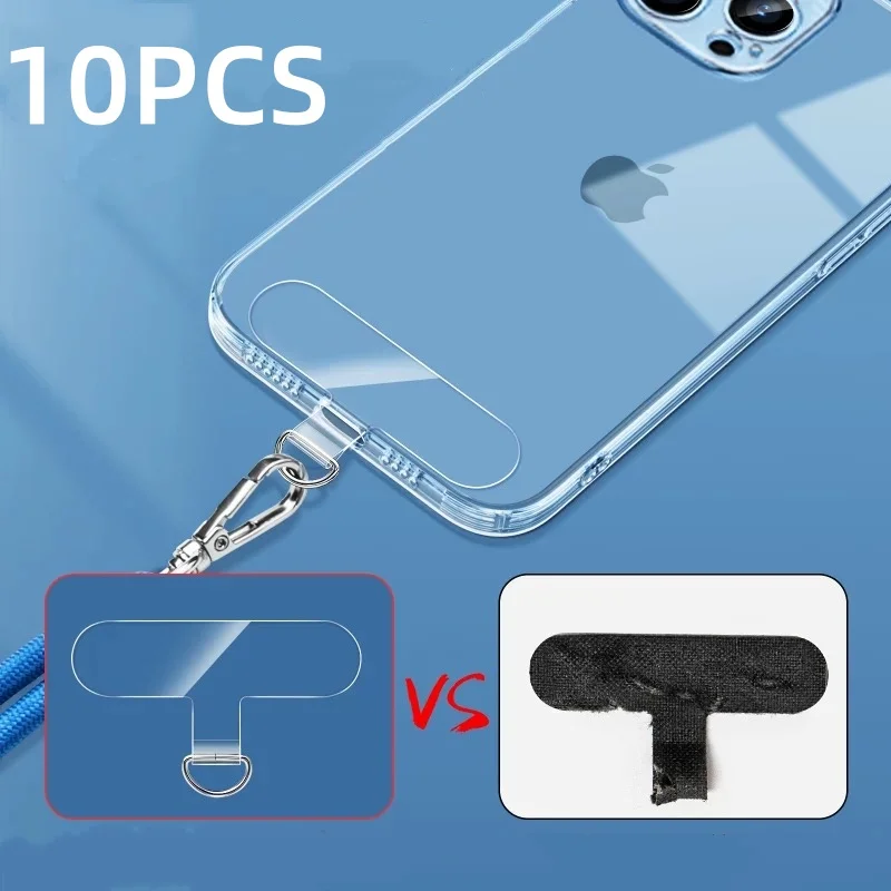 

Универсальный прозрачный ТПУ мобильный телефон с защитой от потери, подвесная веревка, прокладка для карт, съемный ремешок для подвески мобильного телефона, накладка для галстука