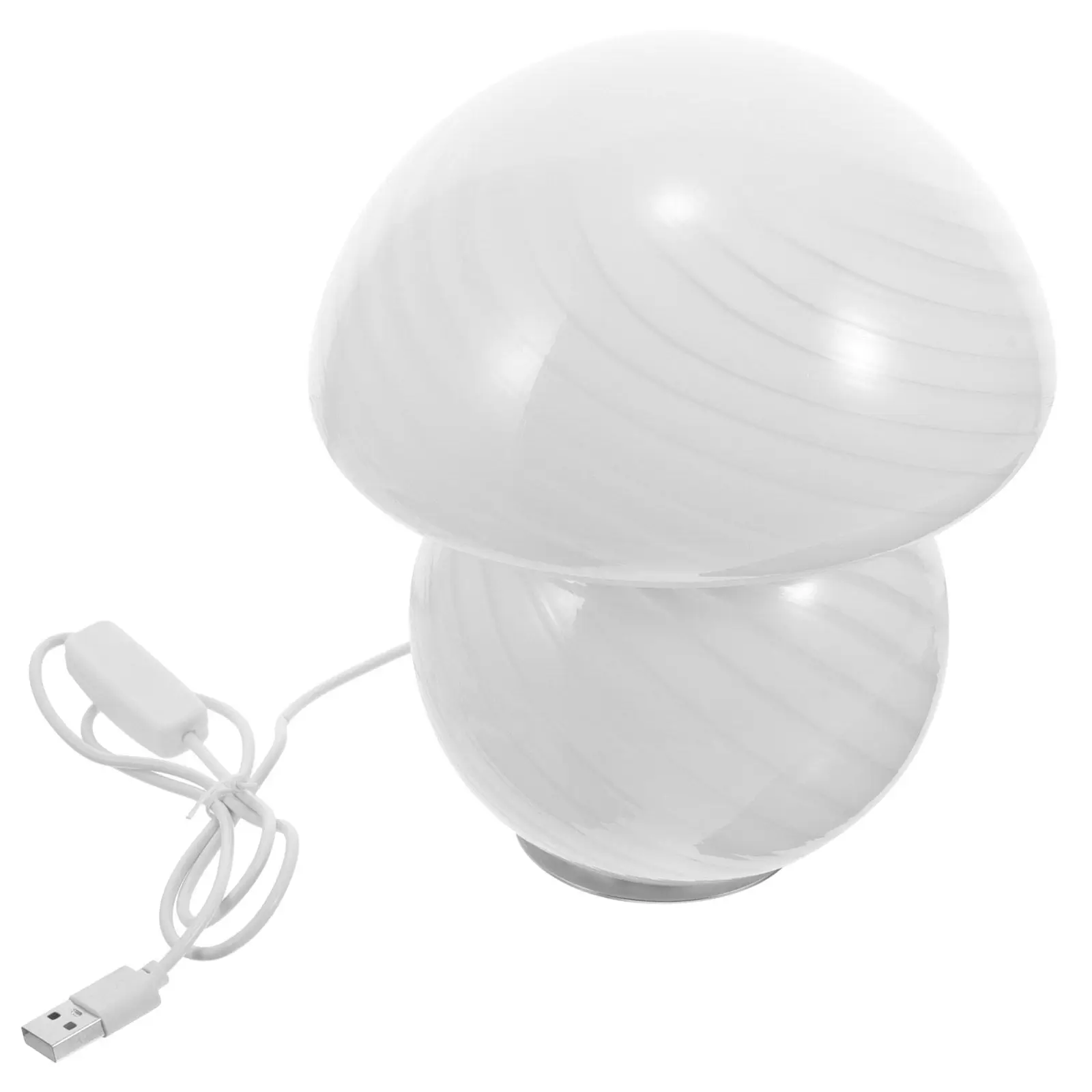 

Стеклянная настольная лампа-гриб для спальни, прикроватный светильник в современном европейском стиле, теплый мягкий свет, декоративная лампа для тумбочки