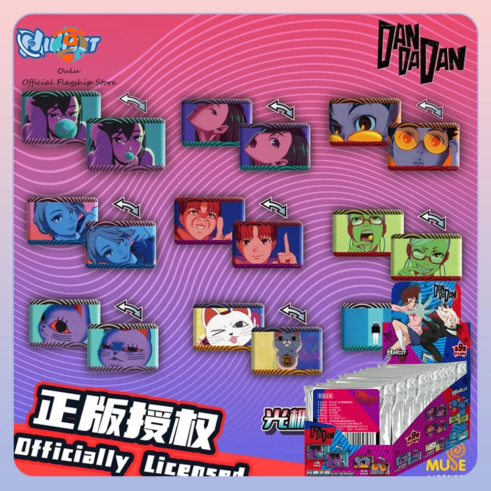 

Nullset Danda Party Dandadan TV линзочные значки Mystery Box Tin Badges Ayase Momoko Takakura Ken Shiratori Manami Luo Er Toy