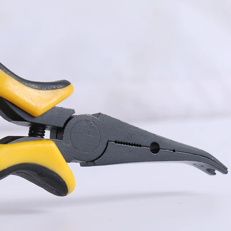 Curved Ball Link Pliers RC Helicopters Plane Tool Ball Link Clamp Plier with Curved Tip Bent Head Ball Joint Pliers RC