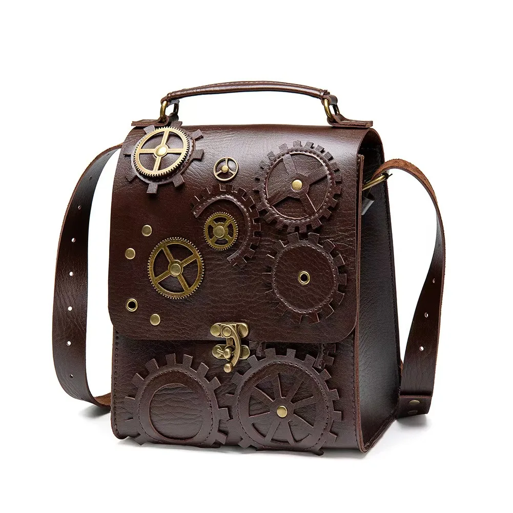 

Y2K steampunk gothic retro women's one-shoulder crossbody bag tote