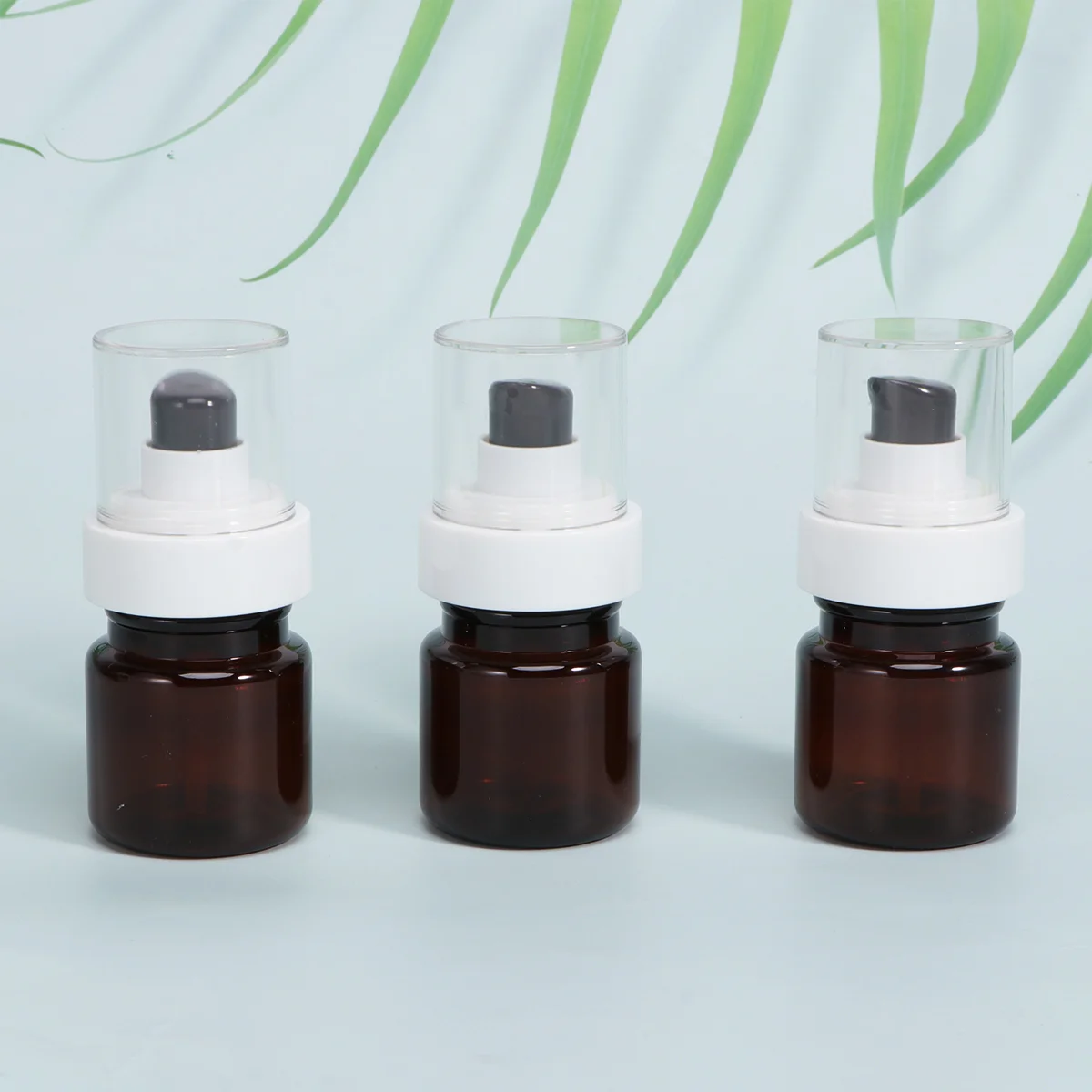 

3 Pcs Empty Pump Bottle Portable Essential Oil Press Hand Soap Dispenser