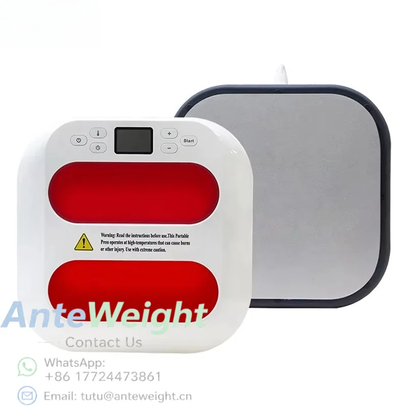 Manual Hand Sublimation Mini Iron Heat Transfer Machine T-shirt