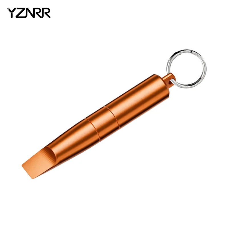 YZNRR 3‑in‑1 Multifunctional Keychain Tool,Box‑Opening Pry Bar + Dust‑Cleaning Brush + SIM Card Eject Pin, Mini & Portable