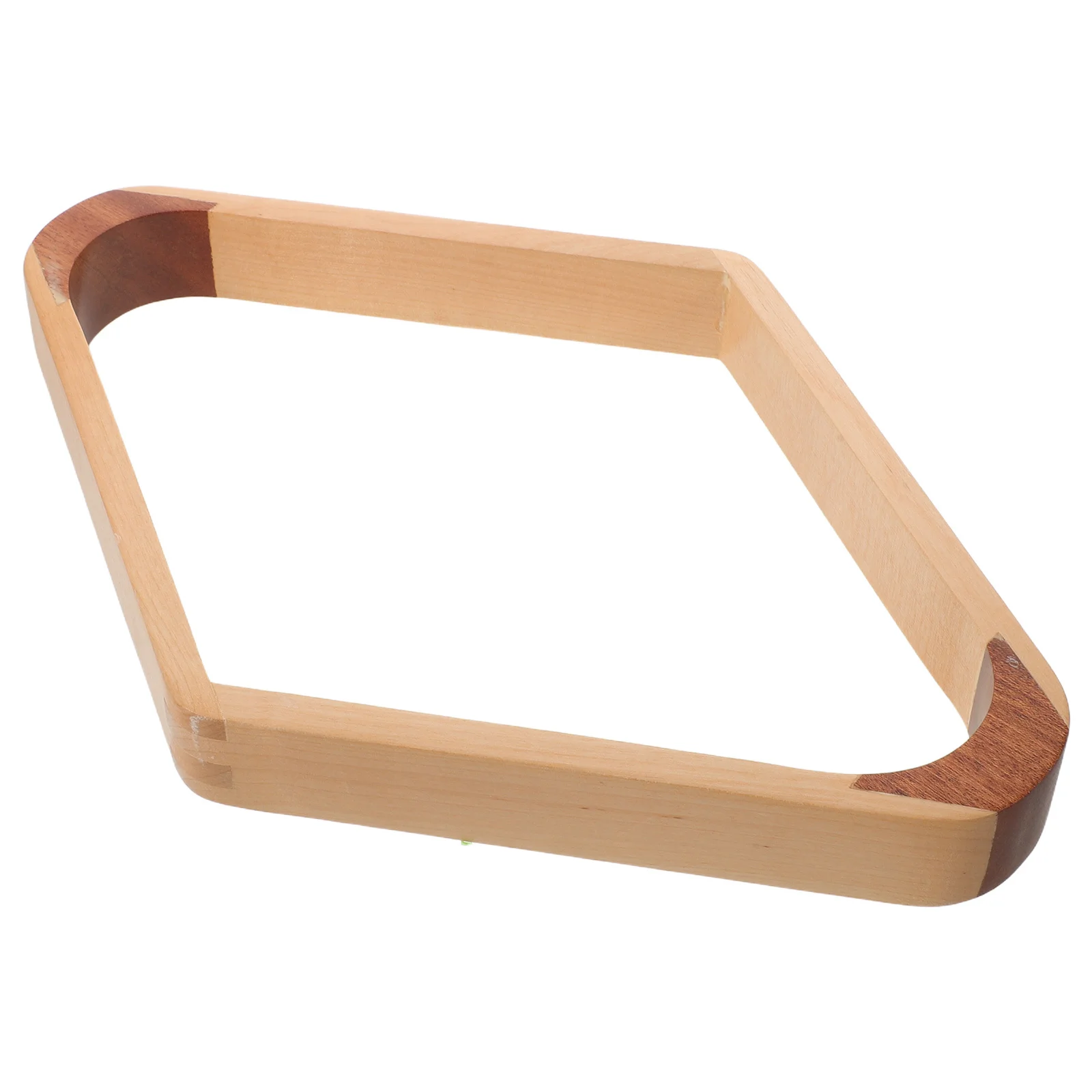 ビリヤードプールボールラック木製9ボールホルダーフレーム精密菱形ラック屋内ビリヤードゲームアクセサリー9ボールホルダーフレーム