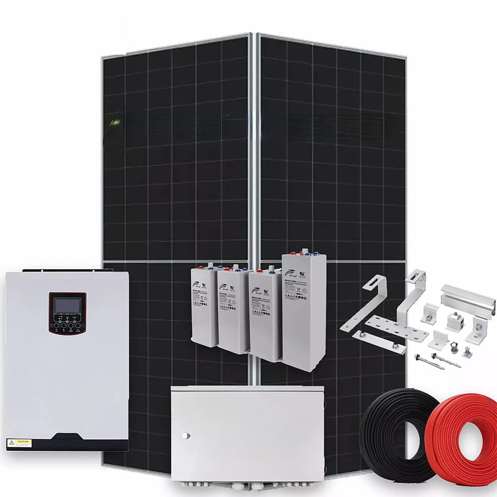 Conjunto completo fotovoltaico fora da rede, sistema de energia solar doméstica, 1kW, 3kW, 5kW, 10kW, 15kW, 20kW, 30kW