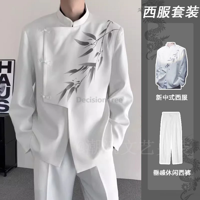 costume-de-travail-pour-hommes-beau-design-de-style-chinois-a-la-mode-retro-sens-avance-encre-impression-en-bambou-tunique-chinoise-2025