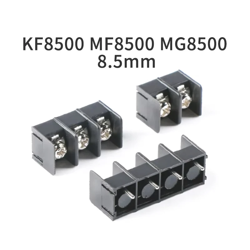 (10 Pieces) KF8500 MF8500 MG8500 AM8500 - 8.5 direct plug 8.5mm Pitch Fence Type Terminal Block Spliceable Black
