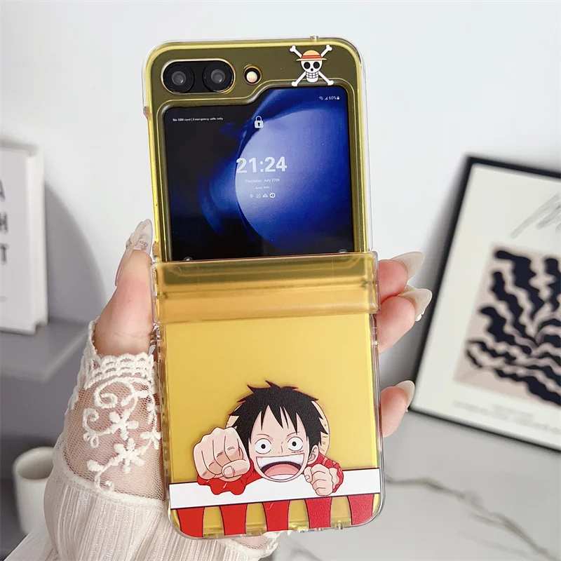 日本アニメワンピーススマホケース Samsung Galaxy Z Flip 6 zflip7