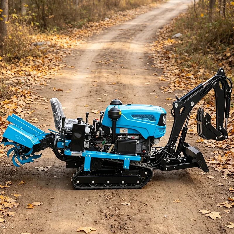 

Customized High Efficiency Tilling Crawler Rotary Tiller, Tractor & Small Micro Tiller Crawler Rotary Tiller