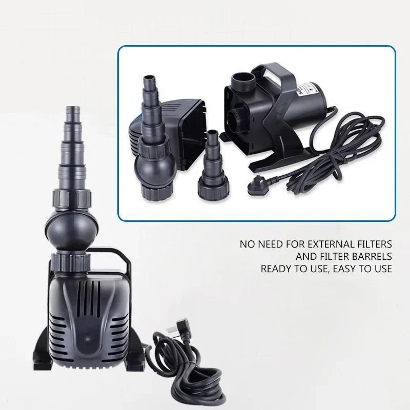 

High-power submersible pump, fish pond pump, circulating filter pump, amphibious, large-flow, multi-function pump