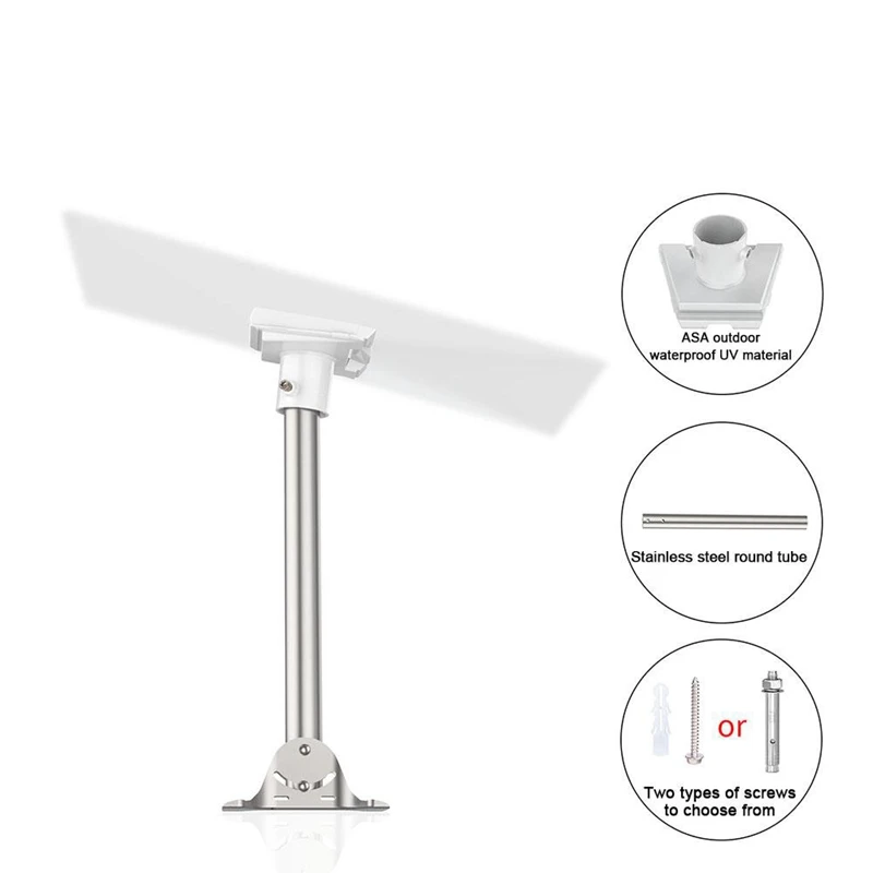 1Set For Starlink Gen3 Roof Wall Mount Wall Installed Connecting Rod Mount,Roof Adapter Holder Metals Connector-ABNF