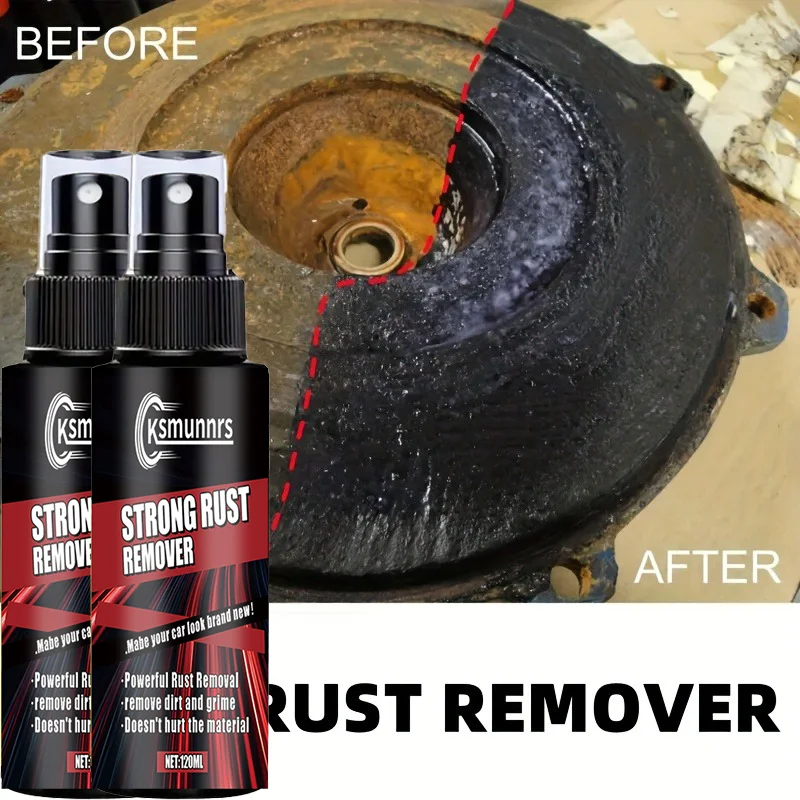 ผลิตภัณฑ์ทําความสะอาดรถจักรยานยนต์ Strong Rust Remover: ตัวยับยั้งสนิมและน้ํามันหล่อลื่นโลหะทรงพลังพร้อมตัวคลายสกรู, สนิมดิสก์เบรก