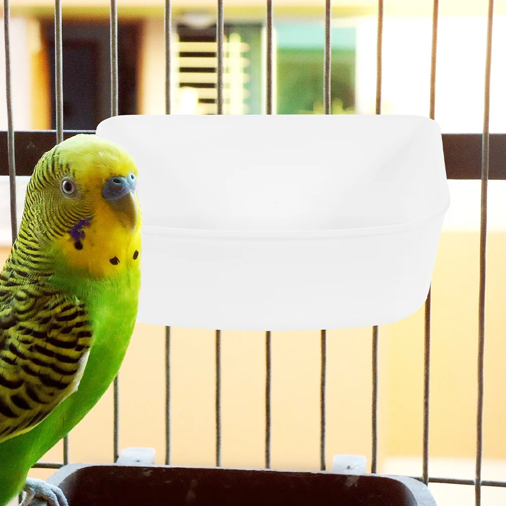 

4Pcs Hanging Pet Feeder Waterer Durable Cage Container for Dogs Cats Bunny Easy Install Long Lasting Food Grade Plastic