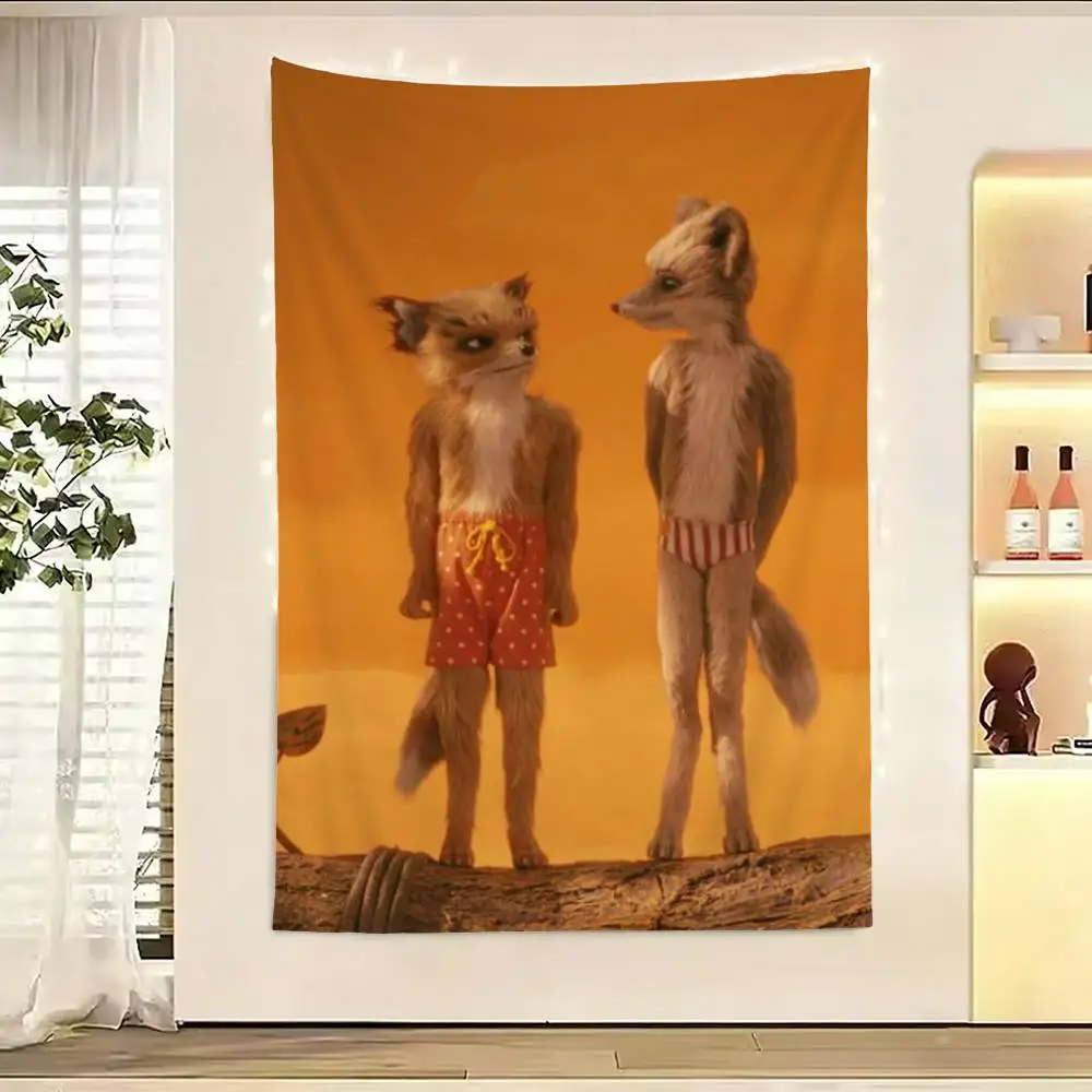 

Mr. Fox The Fantastic Flag Outdoor Decorations for Bedrooms Home Decor Items Decoration Banners