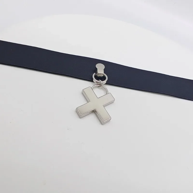 Anime Zenless Zone Zero Asaba Harumasa Metal Choker Pendant Necklace For Men Woman Cosplay Prop Fashion Jewelry Gifts