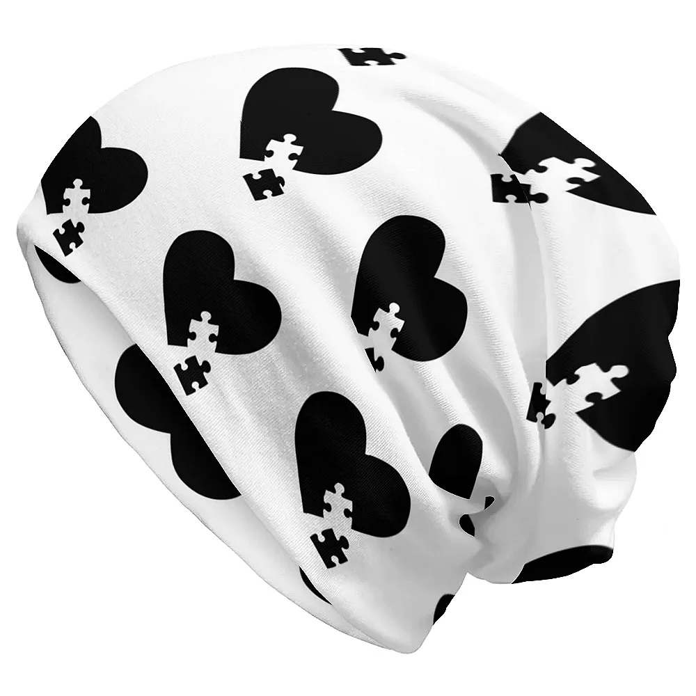 หมวกไหมพรมลายน่ารักมีสไตล์วันวาเลนไทน์ กันลม นุ่ม ยืดหยุ่นและอบอุ่น