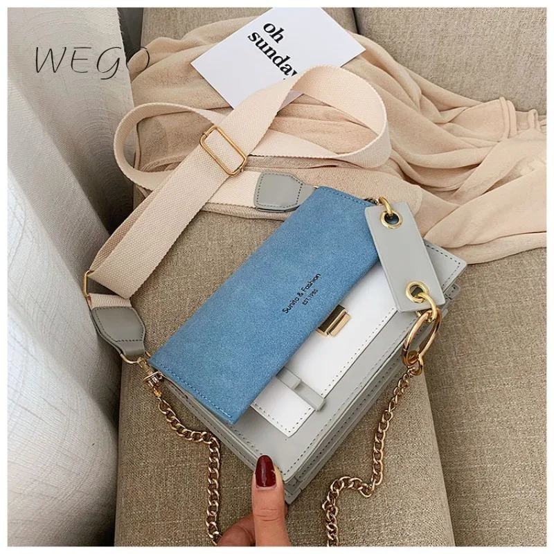 

Crossbody Chain Bag Design Women Handbag Ladies Designer Summer New Chain Shoulder Bag Fashion Contrast Color Slung Small Bag