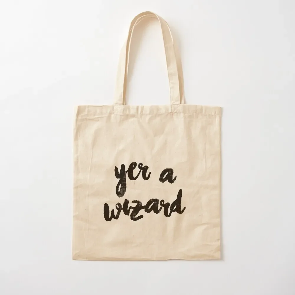 

Yer a Wizard Potter Inspired Lettering Tote Bag Gift bags sac pour femme Canvas stote bag tote bag university