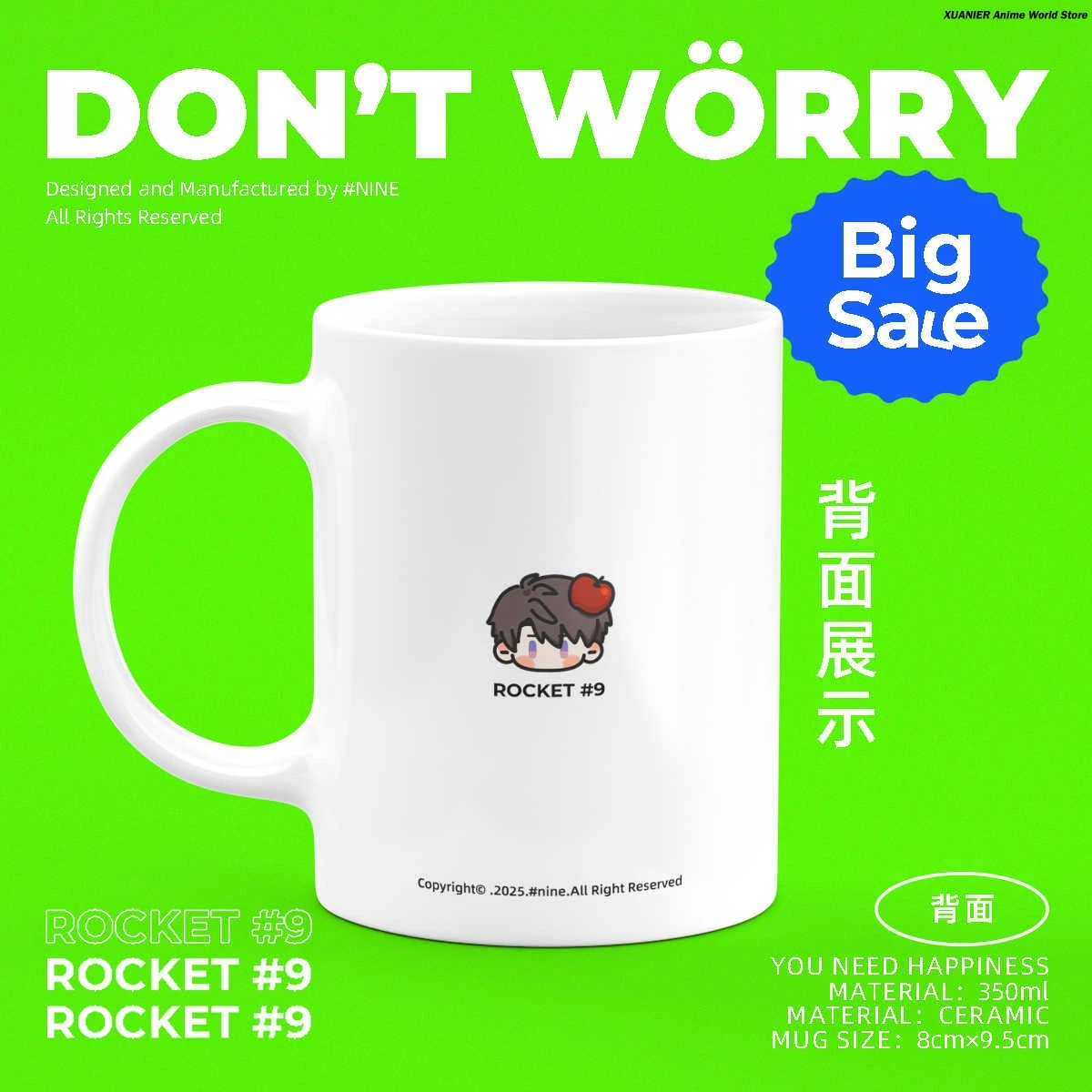 Caleb  Ceramic Coffee Mug Cup Anime Love and Deepspace Water Cup Cartoon Cosplay Xmas Gift - view 3