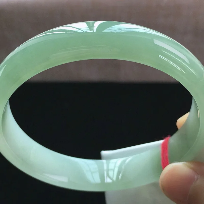 Factory Wholesale Myanmar Natural Emerald a Goods Old Sunny Green Big Ring Size Jade Bracelet