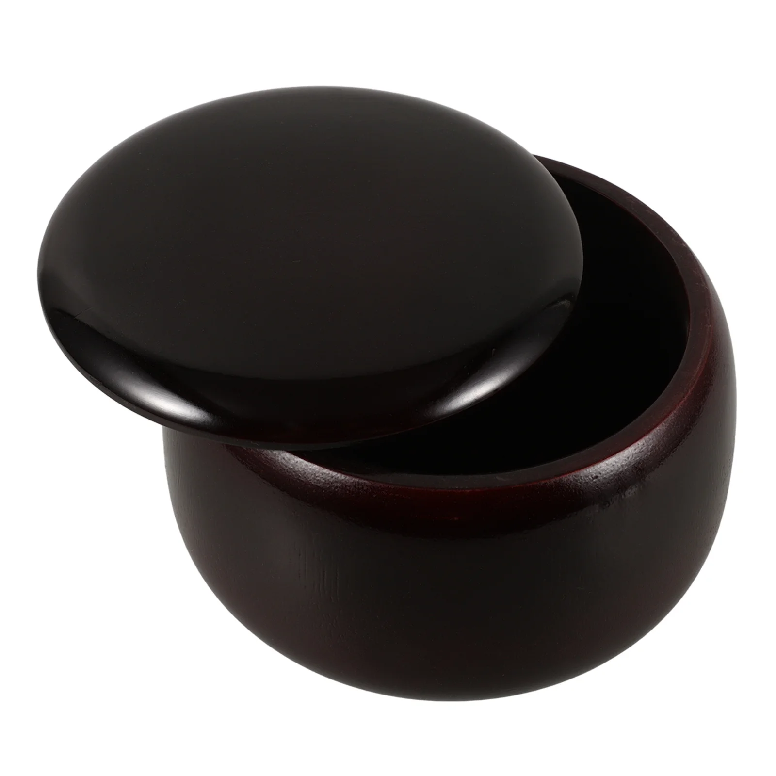 

Chess Piece Holder Red Nanmu Bamboo Go Jar Large Capacity Game Storage Box for Students and Enthusiasts Collection