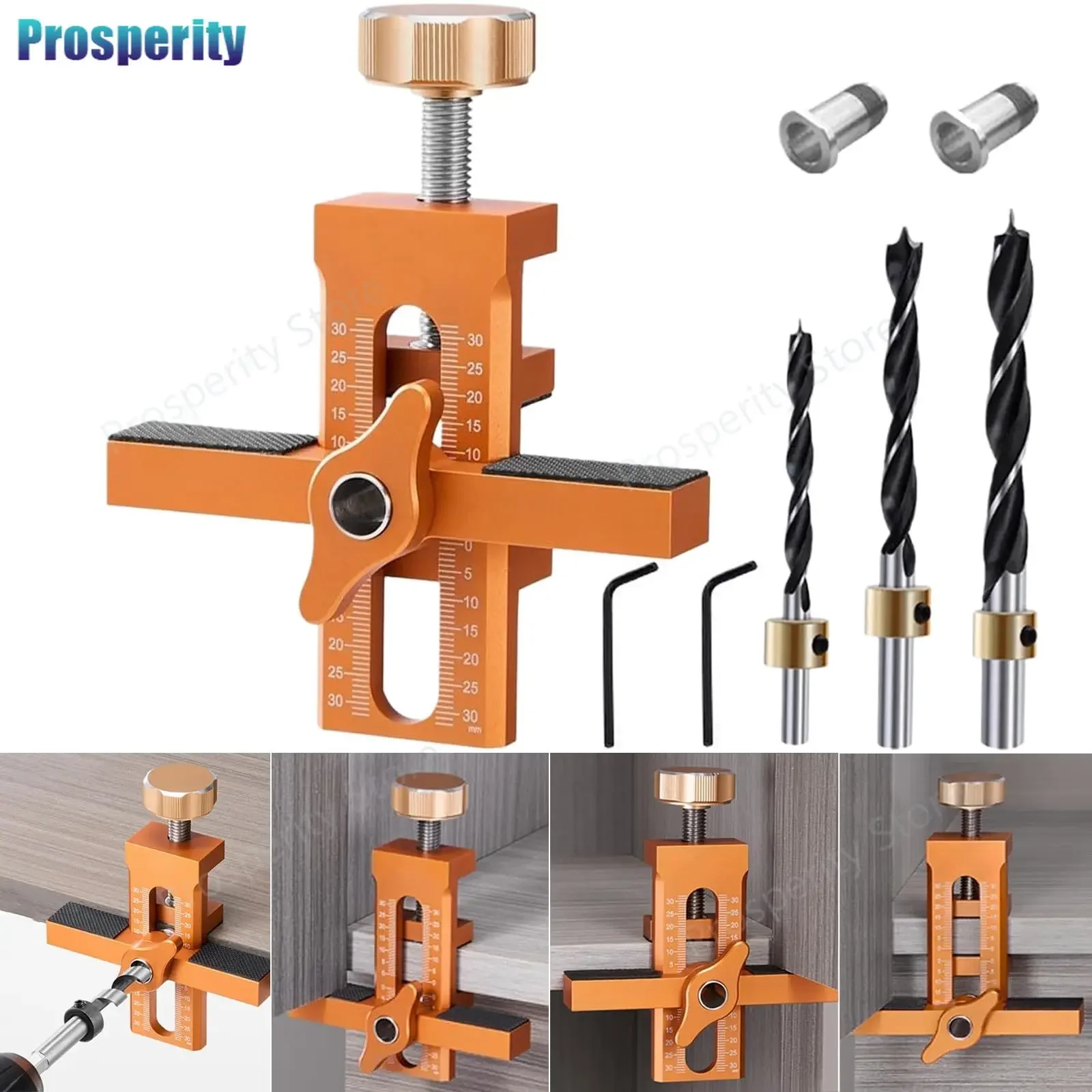 أداة تركيب باب الخزانة 2 في 1 مع أداة تحديد موضع لوحة باب الخزانة قابلة للتعديل