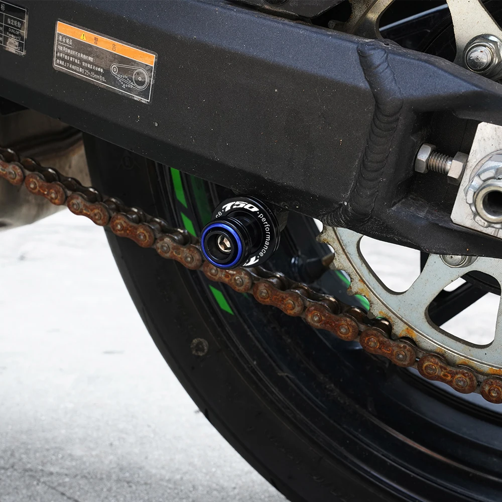 لسوزوكي GSXS GSX-S 750 GSXS750 GSR750 GSXR 750 2008-2024 2025 2026 CNC دراجة نارية Swingarm بكرات المنزلق حامل مسامير الترباس