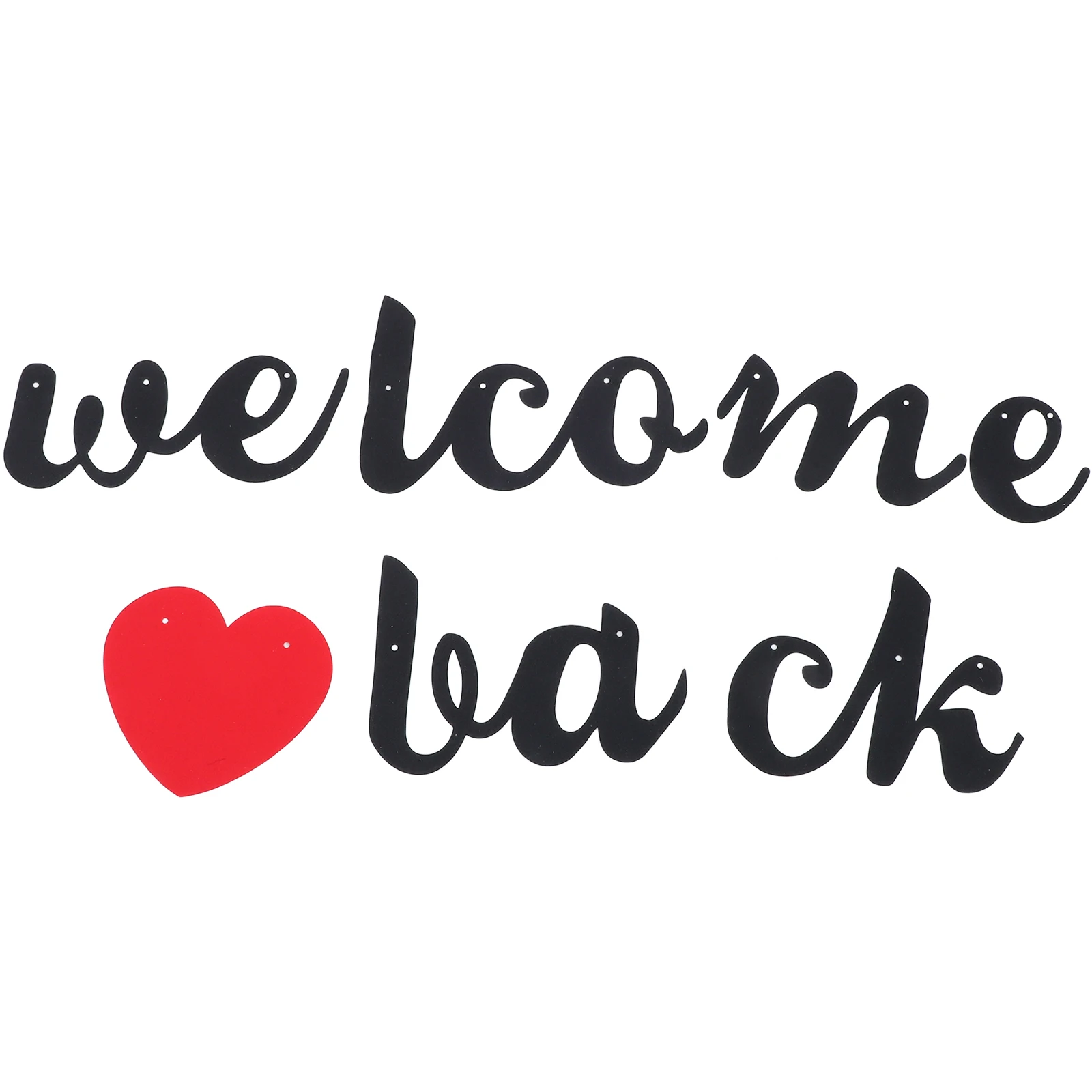 

Back-to-school Banner Alphabet Welcome for Office Classroom Decorations Home Daddy Letter