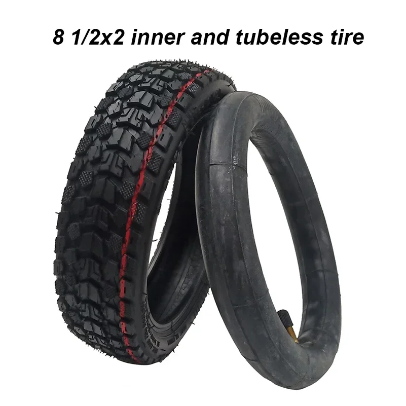 8.5 Inch 50/75-6.1 Off Road Tubeless Tire 8 1/2x2 Inner Tube for Xiaomi M365 1S Pro2 Electric Scooter 8.5\