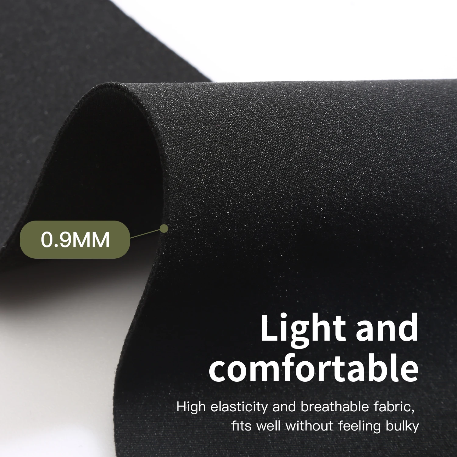1 Unidade Faixa de Compressão para Tendão Patelar Vilico Ultrafina 0.9mm Antiderrapante Ajustável para Corrida Ciclismo Treino, Unissex