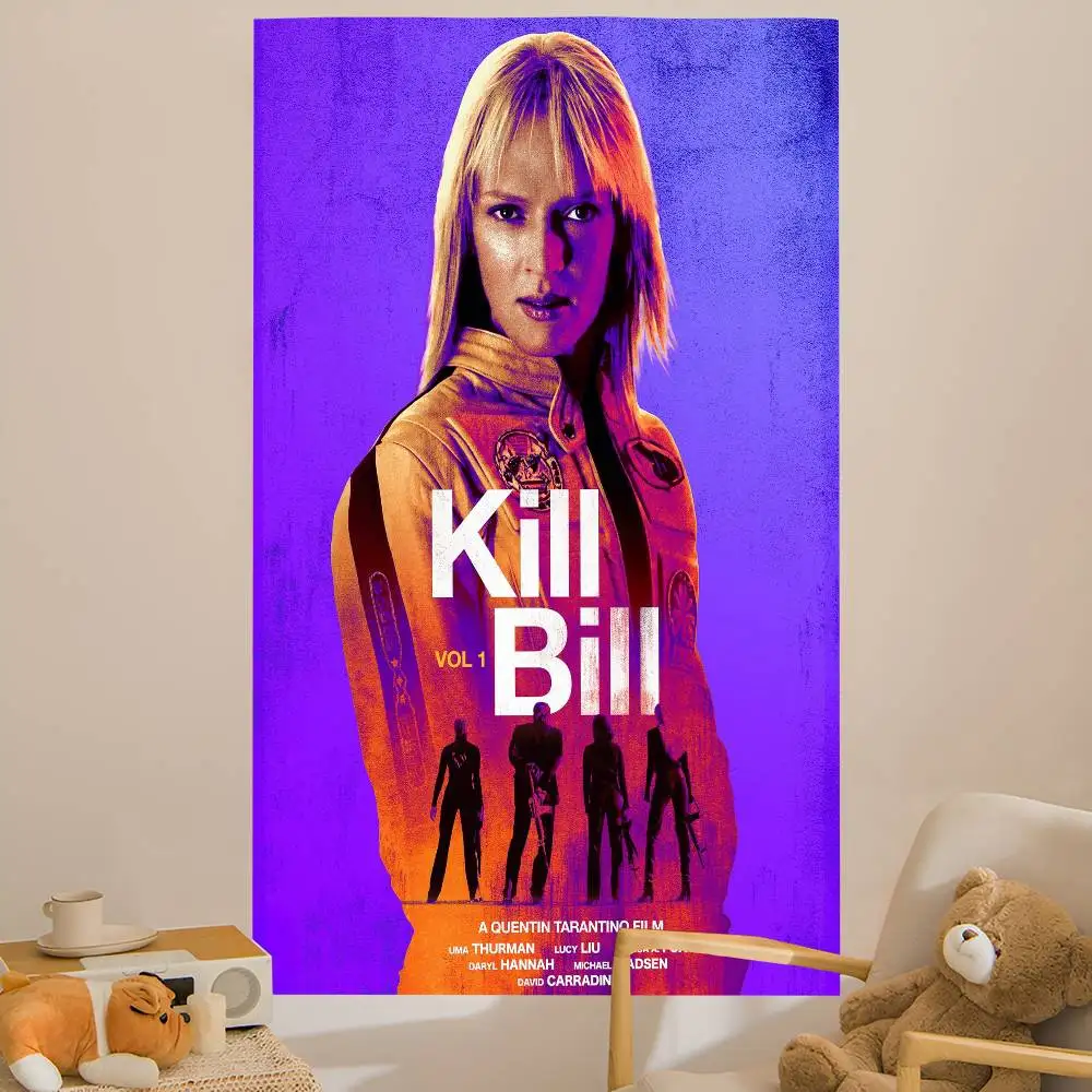Classic Hot Movie Kill Bill Colorful Tapestry Wall Hanging Bohemian Wall Tapestries Mandala Wall Hanging Sheets