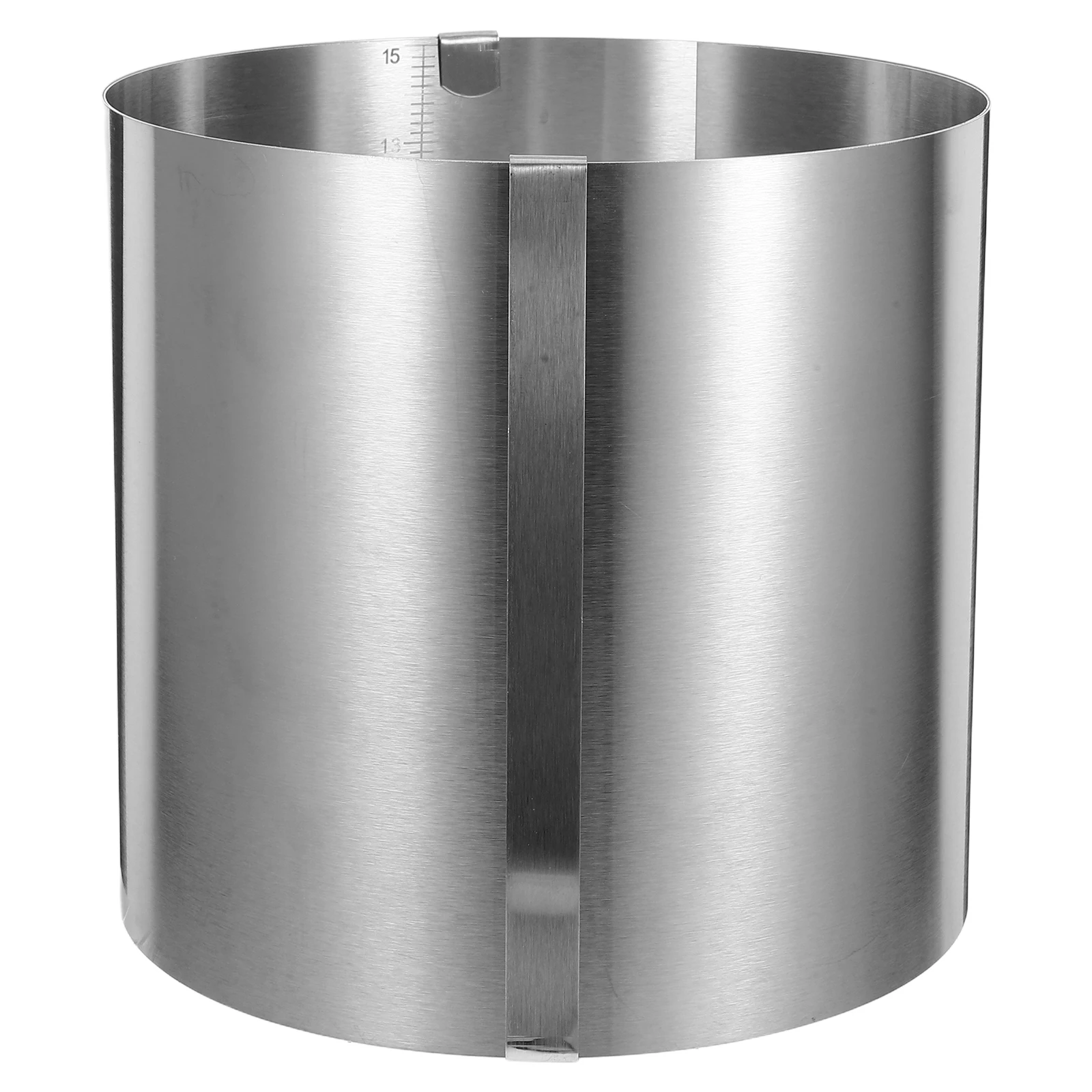 

Stainless Steel Adjustable 6-12 Inch Mousse Cake Ring Mold Baking Kit for Cakes Muffins Tarts Desserts Home Baking Supplies