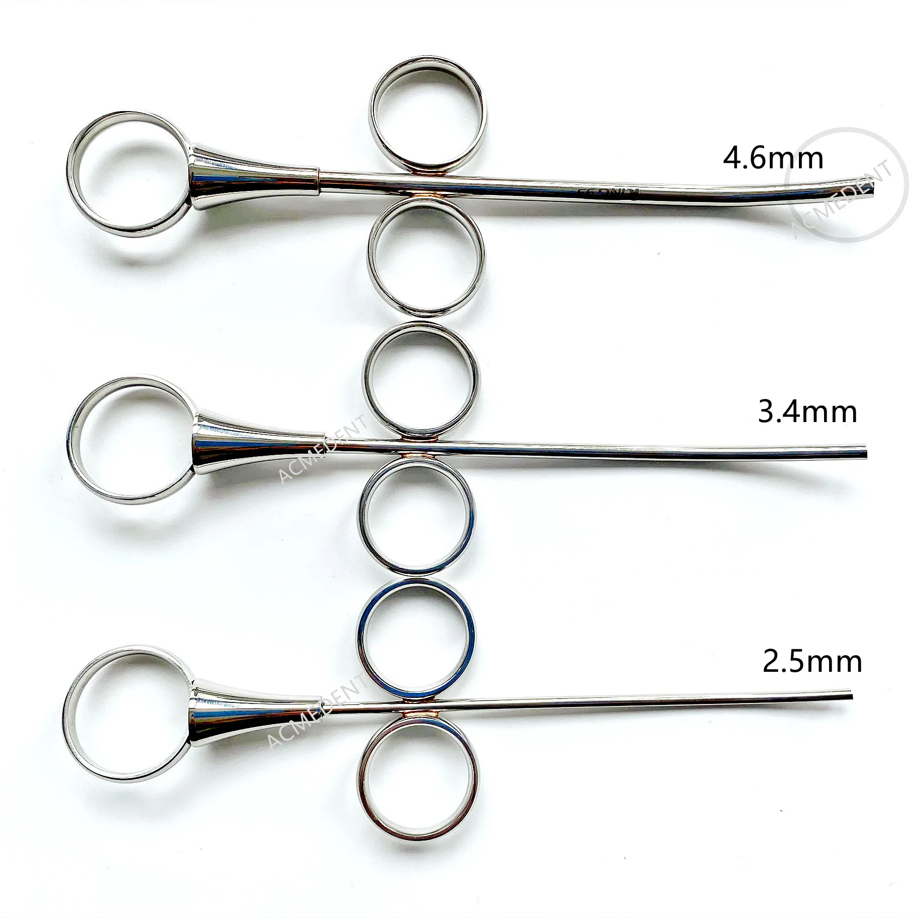 Bone Graft Syringe Injector Dental Implant Instruments Tools 4.6/3.4/2.5mm for Selection