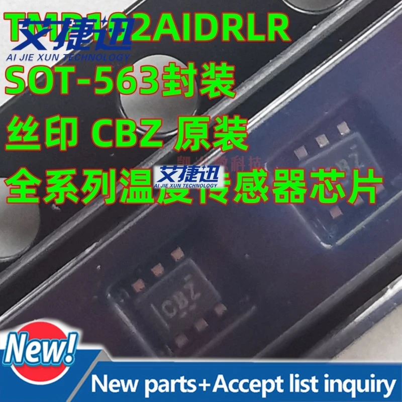 50pcs/lot TMP102AIDRLR SOT-563 chips Electronic components
