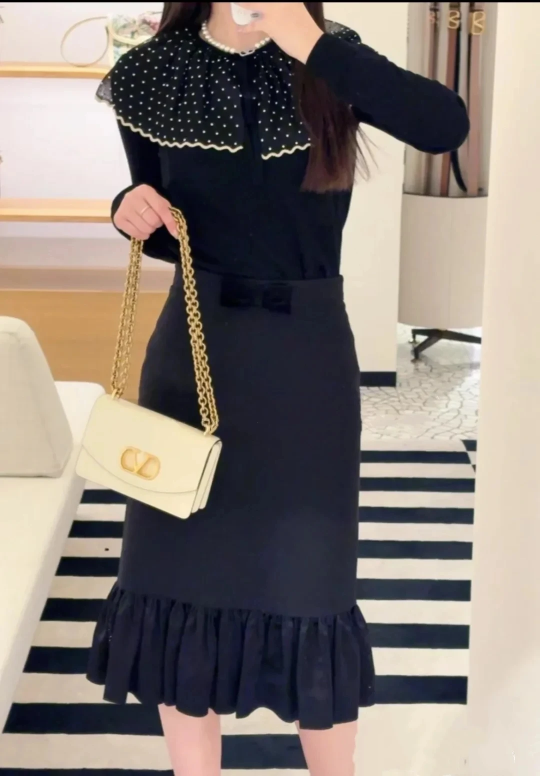 

Весна 2025: Женская юбка миди А-силуэта с высокой талией, премиум-класса, для офиса и повседневной носки, цвета: другие, материал: 00% [материал], для подружек невесты